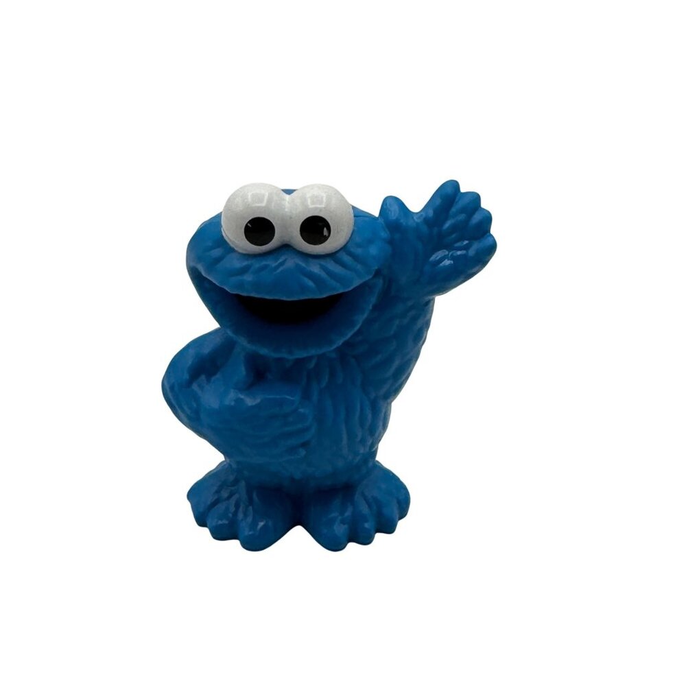Cookie Monster Figurine Hasbro Sesame Workshop 2013 Collectible Blue Plastic Toy